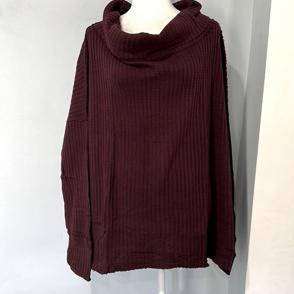 Free People Juicy Long Sleeve Tunic Top Size L - Picture 2 of 10